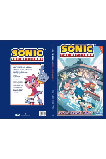 Bitwa o Anielsk� Wysp� 1. Sonic the Hedgehog. Tom 5 - Adam Bryce Thomas, Ian Flynn, Tracy Yardley