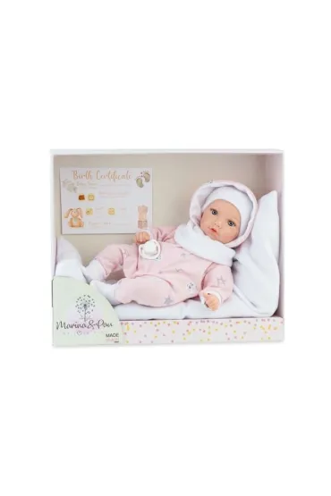 Lalka hiszpa�ska Noa Reborn z po�ciel� 40cm Marina Pau