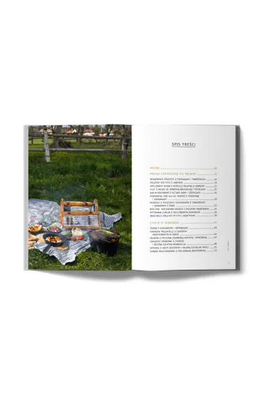 Jedzenie, �e ogie�. Niebanalna uczta w plenerze. Grill, ognisko, kocio�ek, ruszt - Patrycja  Walter-Zag�rska