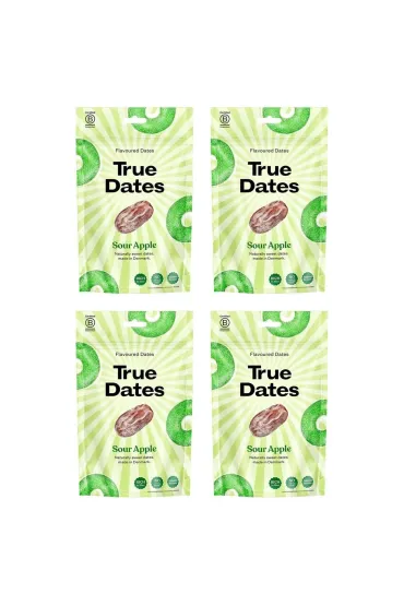 True Dates Daktyle Sour Apple zestaw 4 x 100 g