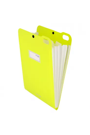 WPC Organizer pionowy Strigo A4 z 5 przek�adkami neonowy zielony