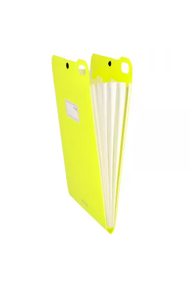 WPC Organizer pionowy Strigo A4 z 5 przek�adkami neonowy zielony