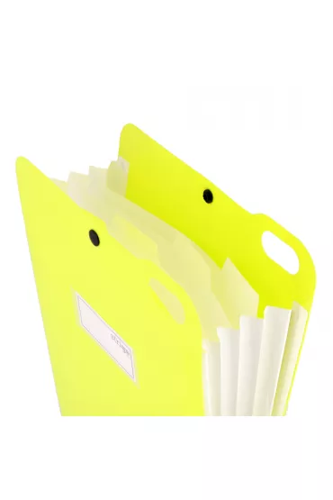 WPC Organizer pionowy Strigo A4 z 5 przek�adkami neonowy zielony