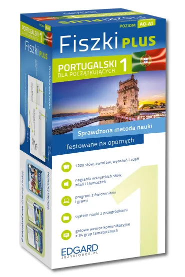 Fiszki plus. Portugalski dla pocz�tkuj�cych. Poziom A0-A1