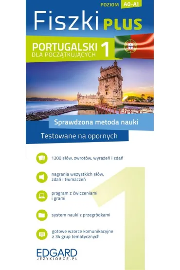 Fiszki plus. Portugalski dla pocz�tkuj�cych. Poziom A0-A1
