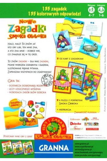 Nowe zagadki. Gra karciana Granna - Marek Bartkowicz