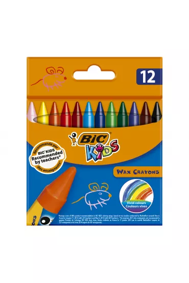 Bic Kredki �wiecowe 12 kolor�w