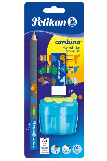 Pelikan Zestaw Combino O��wek + temper�wka + gumka