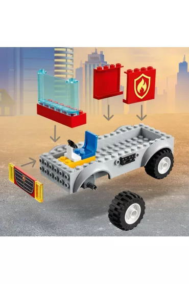 LEGO City W�z stra�acki z drabin� 60280