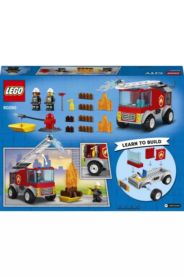 LEGO City W�z stra�acki z drabin� 60280