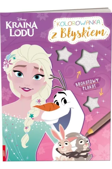 Disney Kraina Lodu. Kolorowanka z b�yskiem
