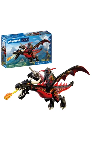 Playmobil Czarny smok 72114