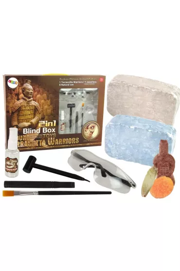 Zestaw archeologiczny 2w1 kryszta�y LeanToys