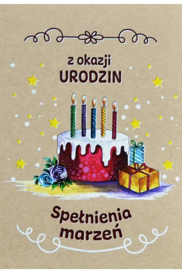 Trend Kartka okoliczno�ciowa Urodziny