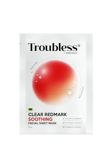 Troubless Clear Redmark Soothing Facial Sheet Mask maseczka �agodz�ca zaczerwienienia w p�achcie 25 ml