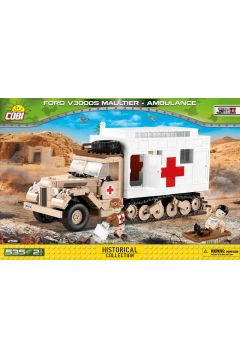 COBI 2518 Historical Collection WWII Ford V3000S Maultier Ambulance 535kl p3