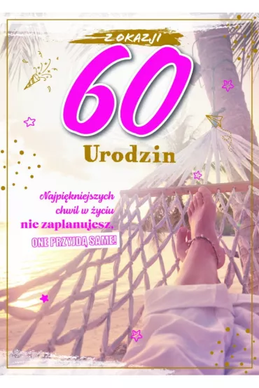 Armin Style Karnet Urodziny 60