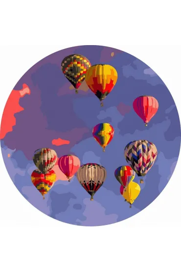 Twoje Hobby Malowanie po numerach okr�g�e - Kapadocja 40cm