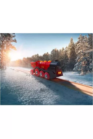 Lokomotywa klasyczna czerwona 33592 Brio
