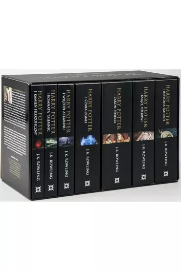 Pakiet Harry Potter. Tomy 1-7: Kamie� filozoficzny, Komnata tajemnic, Wi�zie� Azkabanu, Czara Ognia, Zakon Feniksa, Ksi��� P�krwi, Insygnia �mierci - Joanne Kathleen Rowling