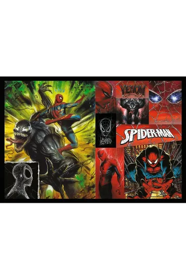 Puzzle 2x200 el. Dzie� i noc Spidermana Trefl