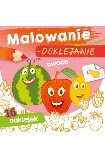 Pakiet dla przedszkolaka. Malowanie-doklejanie: Owoce, Warzywa, Zwierz�ta na wsi, Dinozaury + Kredki Bambino - Pakiety na nagrody