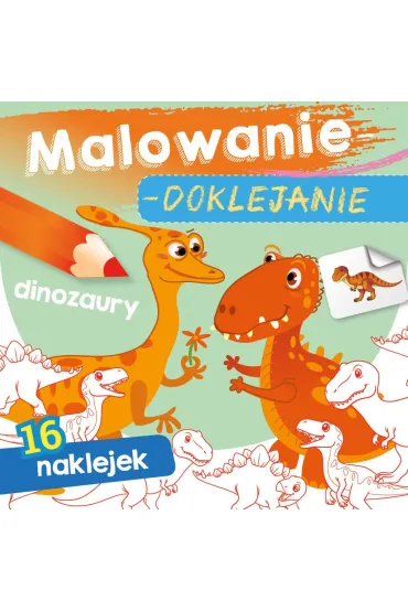 Pakiet dla przedszkolaka. Malowanie-doklejanie: Owoce, Warzywa, Zwierz�ta na wsi, Dinozaury + Kredki Bambino - Pakiety na nagrody