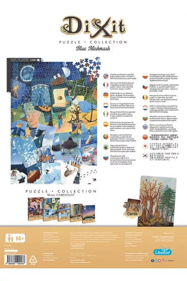 Puzzle 1000 el. Dixit: Blue MishMash z unikatow� kart� do gry Rebel - Marie Cardouat