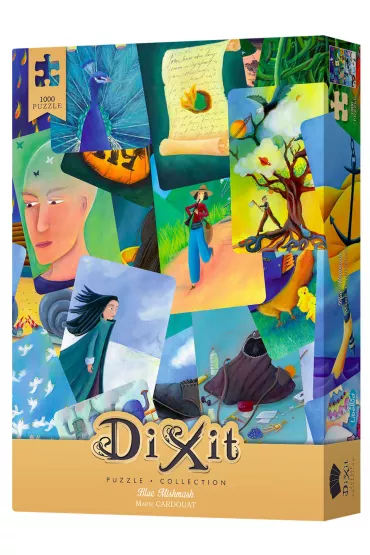 Puzzle 1000 el. Dixit: Blue MishMash z unikatow� kart� do gry Rebel - Marie Cardouat