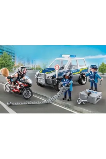 Playmobil Action Heroes Policja w poszukiwaniu przest�pcy 71811