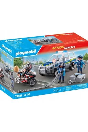 Playmobil Action Heroes Policja w poszukiwaniu przest�pcy 71811