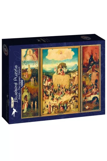 Puzzle 1000 el. W�z z sianem - Tryptyk, Bosch Bluebird Puzzle