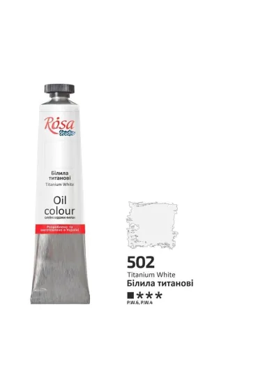 Rosa Farba olejna titanium white 502 45ml 45 ml