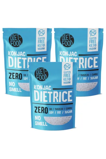 Diet-Food Makaron konjac rice Zestaw 3 x 200 g