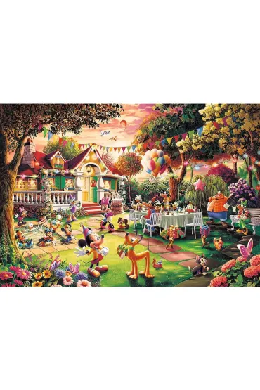 Puzzle 1000 el. Przyj�cie Myszki Mickey Trefl