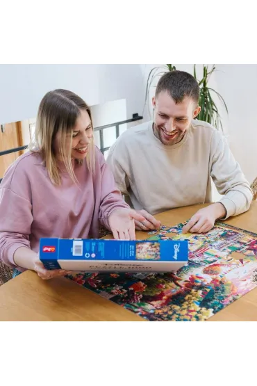 Puzzle 1000 el. Przyj�cie Myszki Mickey Trefl