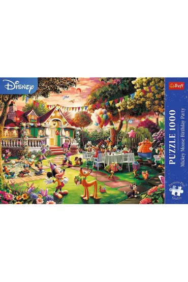 Puzzle 1000 el. Przyj�cie Myszki Mickey Trefl