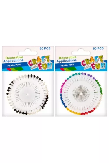 Craft with Fun Szpilki per�y 80 szt.