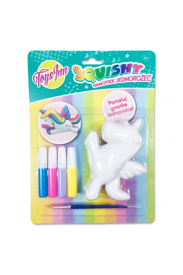 Figurka do pomalowania Jednoro�ec squishy