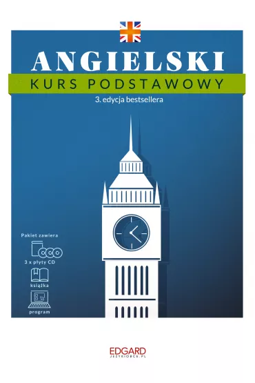 EDGARD. Angielski. Kurs podstawowy+ 3CD wyd. 2014