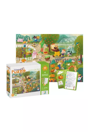 Puzzle 60 el. Wimmel - Summer in the village Dodo