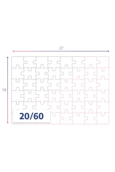 Puzzle 2x60 el. SuperColor. WB DC Comics Clementoni
