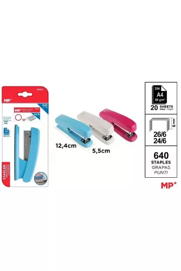Mp Main Paper Zszywacz �redni + zszywki 24/6 MIX