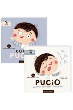 Zestaw 2 książek: Co robi Pucio? + Pucio. Zabawy gestem i dźwiękiem