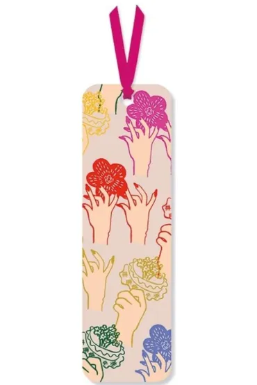 Museums & Galleries Zak�adka do ksi��ki Hands & Flowers