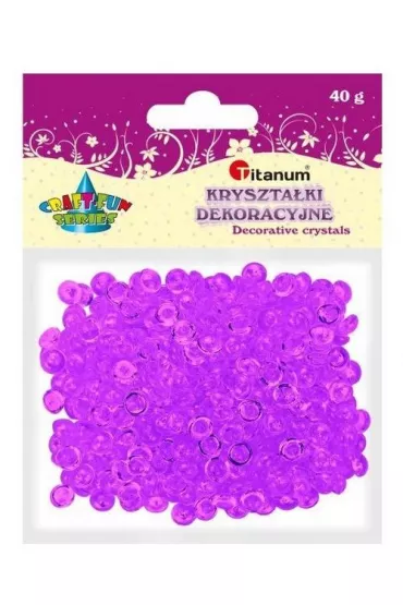 Titanum Kryszta�ki dekoracyjne plastikowe 47 g
