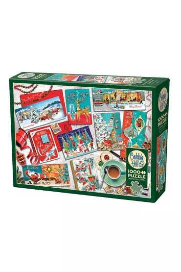 Puzzle 1000 el. Kartki �wi�teczne Cobble Hill - Diane  Dempsey