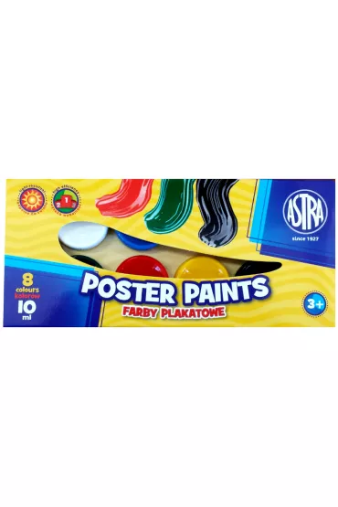 Astra Farby plakatowe 8 x 10 ml