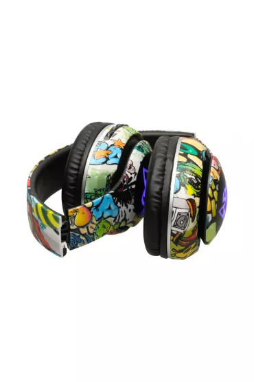 Suchawki bezprzewodowe nauszne P35 Bluetooth LED Gaming Sport