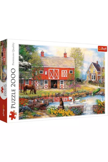 Puzzle 2000 el. Sielskie �ycie Trefl